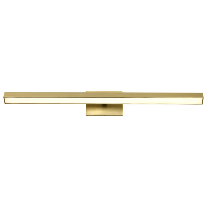 Vanity Nuvo 62-2347 Mila - 3 Foot LED Picture Light - 3 CCT Selectable - Vintage Brass Finish - Acrylic Lens Nuvo