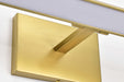 Vanity Nuvo 62-2347 Mila - 3 Foot LED Picture Light - 3 CCT Selectable - Vintage Brass Finish - Acrylic Lens Nuvo