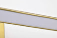 Vanity Nuvo 62-2347 Mila - 3 Foot LED Picture Light - 3 CCT Selectable - Vintage Brass Finish - Acrylic Lens Nuvo