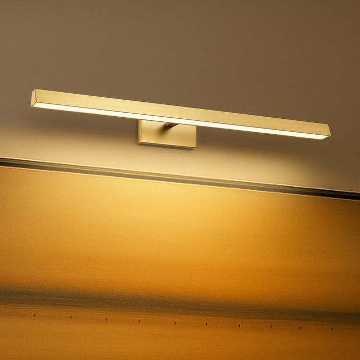 Vanity Nuvo 62-2347 Mila - 3 Foot LED Picture Light - 3 CCT Selectable - Vintage Brass Finish - Acrylic Lens Nuvo