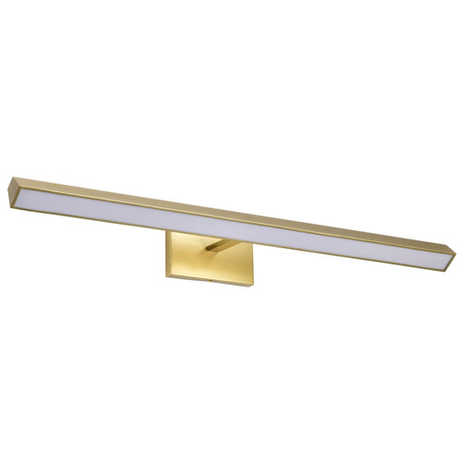 Vanity Nuvo 62-2347 Mila - 3 Foot LED Picture Light - 3 CCT Selectable - Vintage Brass Finish - Acrylic Lens Nuvo