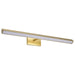 Vanity Nuvo 62-2347 Mila - 3 Foot LED Picture Light - 3 CCT Selectable - Vintage Brass Finish - Acrylic Lens Nuvo