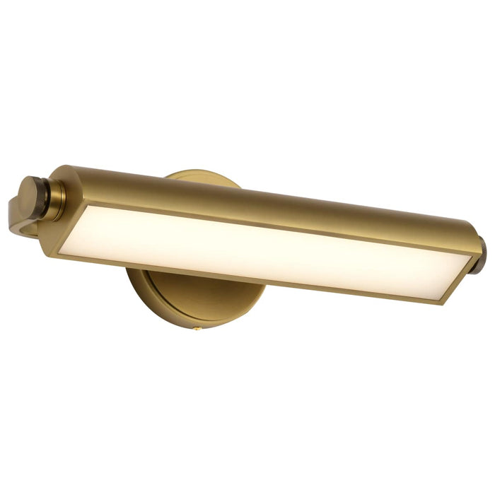 Vanity Nuvo 62-2352 Auden - 18 Inch LED Vanity - 3 CCT Selectable - Vintage Brass Finish - Acrylic Lens Nuvo
