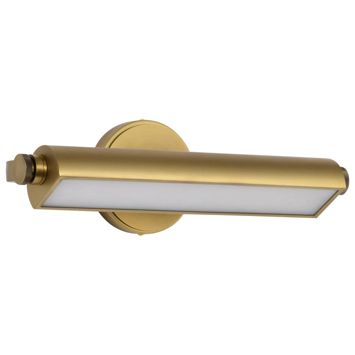Vanity Nuvo 62-2352 Auden - 18 Inch LED Vanity - 3 CCT Selectable - Vintage Brass Finish - Acrylic Lens Nuvo