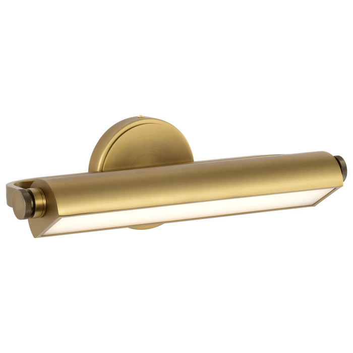 Vanity Nuvo 62-2352 Auden - 18 Inch LED Vanity - 3 CCT Selectable - Vintage Brass Finish - Acrylic Lens Nuvo