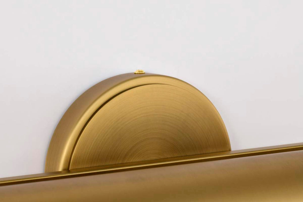 Vanity Nuvo 62-2352 Auden - 18 Inch LED Vanity - 3 CCT Selectable - Vintage Brass Finish - Acrylic Lens Nuvo