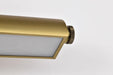 Vanity Nuvo 62-2352 Auden - 18 Inch LED Vanity - 3 CCT Selectable - Vintage Brass Finish - Acrylic Lens Nuvo