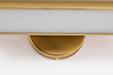 Vanity Nuvo 62-2352 Auden - 18 Inch LED Vanity - 3 CCT Selectable - Vintage Brass Finish - Acrylic Lens Nuvo