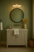 Vanity Nuvo 62-2352 Auden - 18 Inch LED Vanity - 3 CCT Selectable - Vintage Brass Finish - Acrylic Lens Nuvo
