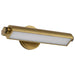 Vanity Nuvo 62-2352 Auden - 18 Inch LED Vanity - 3 CCT Selectable - Vintage Brass Finish - Acrylic Lens Nuvo