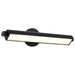 Vanity Nuvo 62-2355 Auden - 24 Inch LED Vanity - 3 CCT Selectable - Black Finish - Acrylic Lens Nuvo