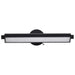Vanity Nuvo 62-2355 Auden - 24 Inch LED Vanity - 3 CCT Selectable - Black Finish - Acrylic Lens Nuvo