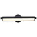 Vanity Nuvo 62-2355 Auden - 24 Inch LED Vanity - 3 CCT Selectable - Black Finish - Acrylic Lens Nuvo