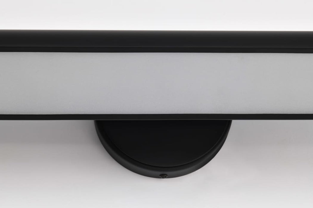 Vanity Nuvo 62-2355 Auden - 24 Inch LED Vanity - 3 CCT Selectable - Black Finish - Acrylic Lens Nuvo