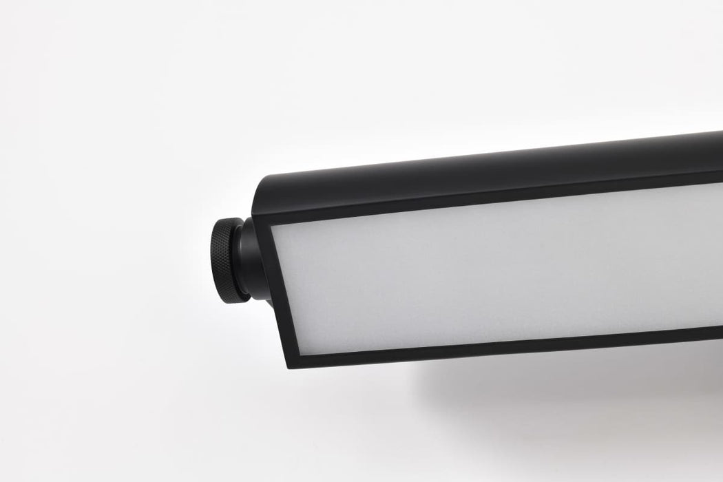 Vanity Nuvo 62-2355 Auden - 24 Inch LED Vanity - 3 CCT Selectable - Black Finish - Acrylic Lens Nuvo