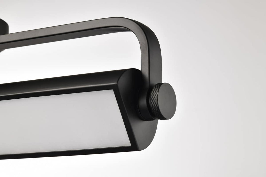 Vanity Nuvo 62-2355 Auden - 24 Inch LED Vanity - 3 CCT Selectable - Black Finish - Acrylic Lens Nuvo