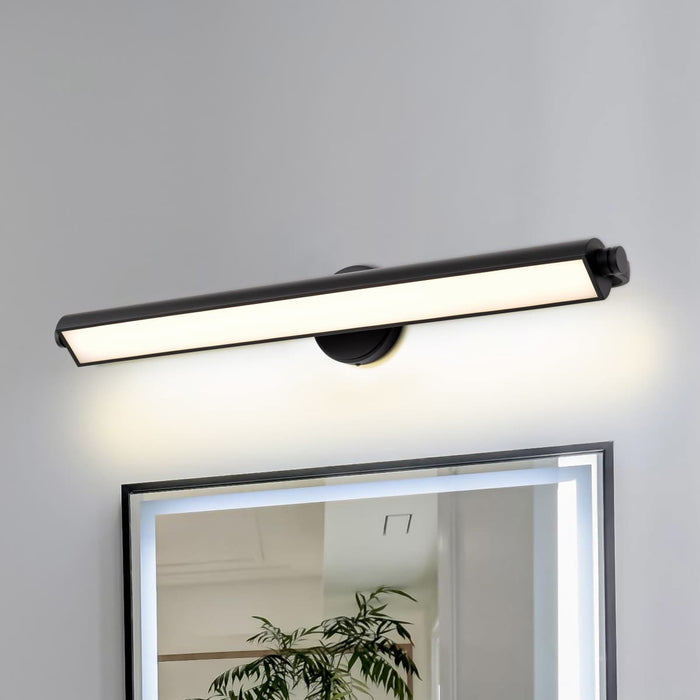 Vanity Nuvo 62-2355 Auden - 24 Inch LED Vanity - 3 CCT Selectable - Black Finish - Acrylic Lens Nuvo