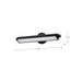 Vanity Nuvo 62-2355 Auden - 24 Inch LED Vanity - 3 CCT Selectable - Black Finish - Acrylic Lens Nuvo