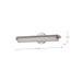 Vanity Nuvo 62-2356 Auden - 24 Inch LED Vanity - 3 CCT Selectable - Brushed Nickel Finish - Acrylic Lens Nuvo