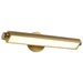 Vanity Nuvo 62-2357 Auden - 24 Inch LED Vanity - 3 CCT Selectable - Vintage Brass Finish - Acrylic Lens Nuvo