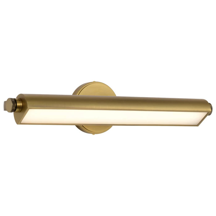 Vanity Nuvo 62-2357 Auden - 24 Inch LED Vanity - 3 CCT Selectable - Vintage Brass Finish - Acrylic Lens Nuvo