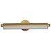 Vanity Nuvo 62-2357 Auden - 24 Inch LED Vanity - 3 CCT Selectable - Vintage Brass Finish - Acrylic Lens Nuvo