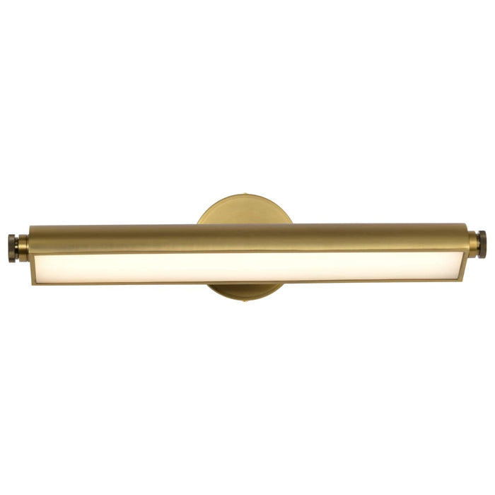 Vanity Nuvo 62-2357 Auden - 24 Inch LED Vanity - 3 CCT Selectable - Vintage Brass Finish - Acrylic Lens Nuvo