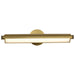 Vanity Nuvo 62-2357 Auden - 24 Inch LED Vanity - 3 CCT Selectable - Vintage Brass Finish - Acrylic Lens Nuvo