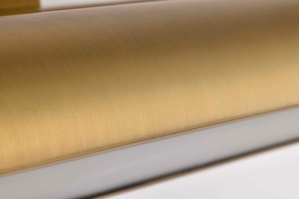 Vanity Nuvo 62-2357 Auden - 24 Inch LED Vanity - 3 CCT Selectable - Vintage Brass Finish - Acrylic Lens Nuvo