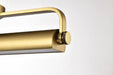 Vanity Nuvo 62-2357 Auden - 24 Inch LED Vanity - 3 CCT Selectable - Vintage Brass Finish - Acrylic Lens Nuvo