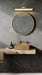 Vanity Nuvo 62-2357 Auden - 24 Inch LED Vanity - 3 CCT Selectable - Vintage Brass Finish - Acrylic Lens Nuvo