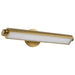 Vanity Nuvo 62-2357 Auden - 24 Inch LED Vanity - 3 CCT Selectable - Vintage Brass Finish - Acrylic Lens Nuvo