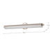 Vanity Nuvo 62-2361 Auden - 36 Inch LED Vanity - 3 CCT Selectable - Brushed Nickel Finish - Acrylic Lens Nuvo