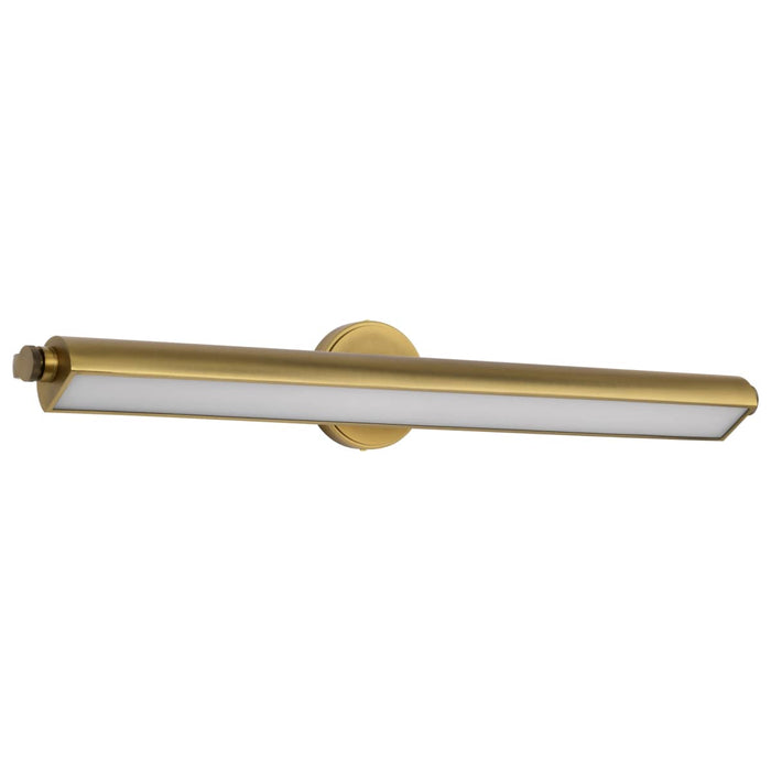 Vanity Nuvo 62-2362 Auden - 36 Inch LED Vanity - 3 CCT Selectable - Vintage Brass Finish - Acrylic Lens Nuvo