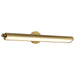 Vanity Nuvo 62-2362 Auden - 36 Inch LED Vanity - 3 CCT Selectable - Vintage Brass Finish - Acrylic Lens Nuvo
