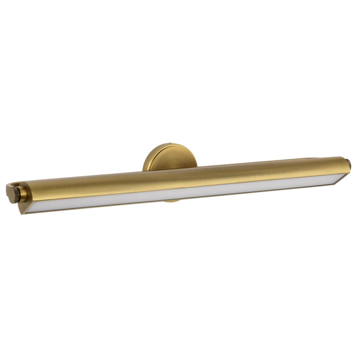 Vanity Nuvo 62-2362 Auden - 36 Inch LED Vanity - 3 CCT Selectable - Vintage Brass Finish - Acrylic Lens Nuvo