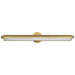 Vanity Nuvo 62-2362 Auden - 36 Inch LED Vanity - 3 CCT Selectable - Vintage Brass Finish - Acrylic Lens Nuvo
