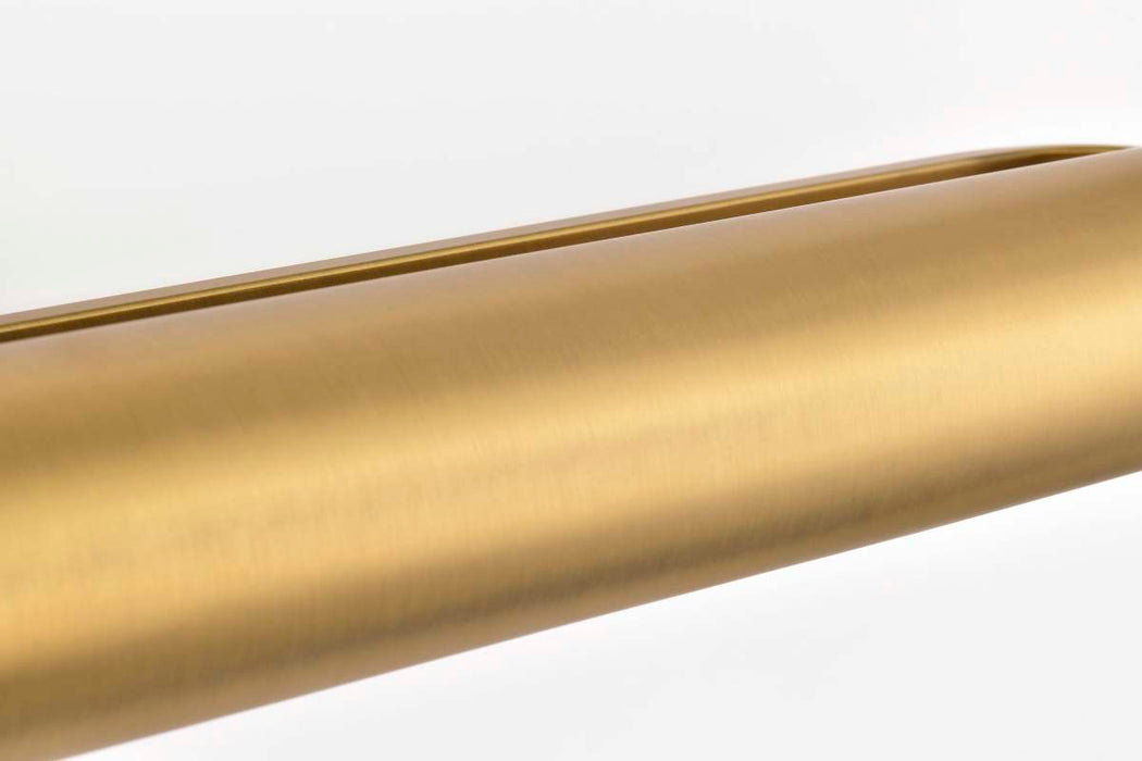 Vanity Nuvo 62-2362 Auden - 36 Inch LED Vanity - 3 CCT Selectable - Vintage Brass Finish - Acrylic Lens Nuvo