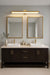 Vanity Nuvo 62-2362 Auden - 36 Inch LED Vanity - 3 CCT Selectable - Vintage Brass Finish - Acrylic Lens Nuvo