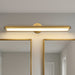 Vanity Nuvo 62-2362 Auden - 36 Inch LED Vanity - 3 CCT Selectable - Vintage Brass Finish - Acrylic Lens Nuvo