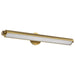 Vanity Nuvo 62-2362 Auden - 36 Inch LED Vanity - 3 CCT Selectable - Vintage Brass Finish - Acrylic Lens Nuvo