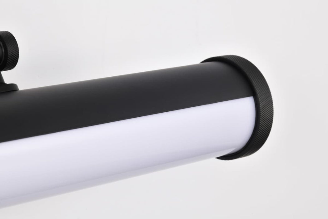 Vanity Nuvo 62-2365 Cora - 18 Inch LED Vanity - 3 CCT Selectable - Black Finish - Acrylic Lens Nuvo