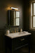 Vanity Nuvo 62-2365 Cora - 18 Inch LED Vanity - 3 CCT Selectable - Black Finish - Acrylic Lens Nuvo