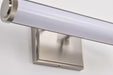 Vanity Nuvo 62-2366 Cora - 18 Inch LED Vanity - 3 CCT Selectable - Brushed Nickel Finish - Acrylic Lens Nuvo