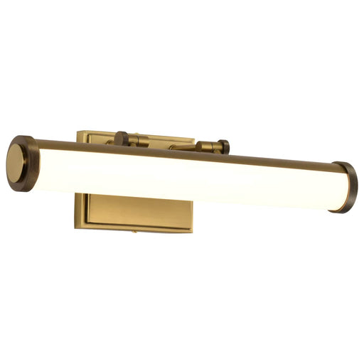 Vanity Nuvo 62-2367 Cora - 18 Inch LED Vanity - 3 CCT Selectable - Vintage Brass Finish - Acrylic Lens Nuvo