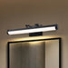 Vanity Nuvo 62-2370 Cora - 24 Inch LED Vanity - 3 CCT Selectable - Black Finish - Acrylic Lens Nuvo