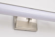 Vanity Nuvo 62-2371 Cora - 24 Inch LED Vanity - 3 CCT Selectable - Brushed Nickel - Acrylic Lens Nuvo