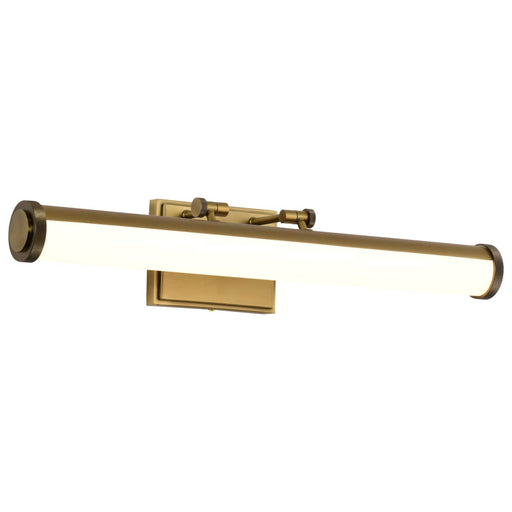 Vanity Nuvo 62-2372 Cora - 24 Inch LED Vanity - 3 CCT Selectable - Vintage Brass Finish - Acrylic Lens Nuvo