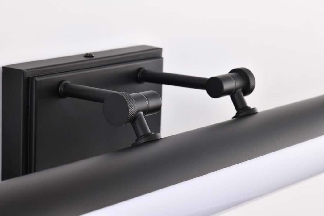 Vanity Nuvo 62-2375 Cora - 36 Inch LED Vanity - 3 CCT Selectable - Black Finish - Acrylic Lens Nuvo