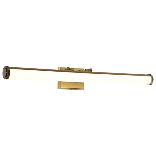 Vanity Nuvo 62-2377 Cora - 36 Inch LED Vanity - 3 CCT Selectable - Vintage Brass Finish - Acrylic Lens Nuvo